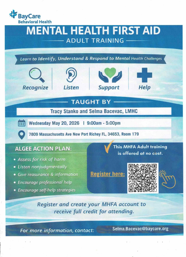 MHFA Training May 20